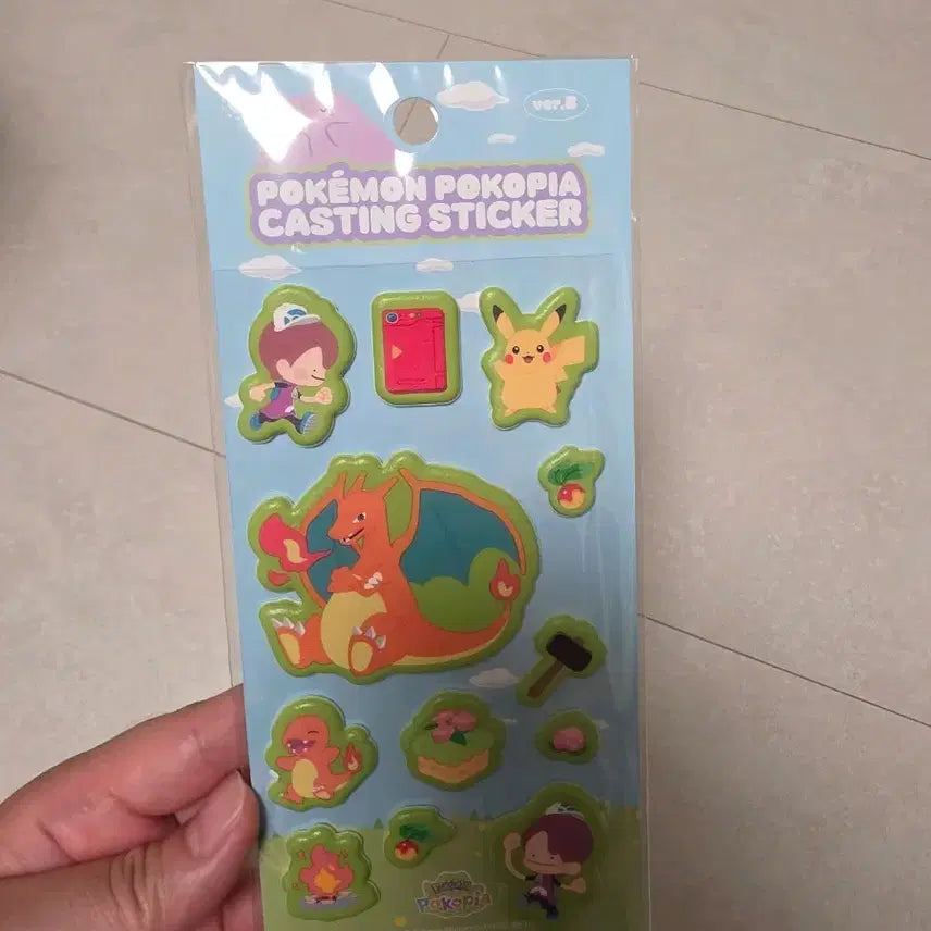 [BUNJANG] Pocopia Pokemon Casting Sticker B Version / 성수 무신사 포코피아 포켓몬 캐스팅 스티커 b 버전 미개봉 새상품