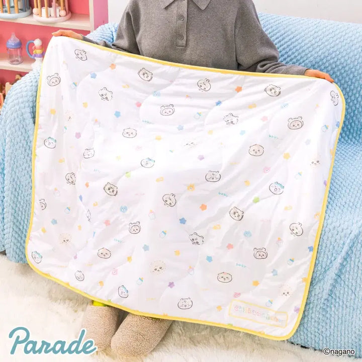 [BUNJANG] Chiikawa Baby "Monjakwi" Cooling Blanket Yellow (Sealed) / 치이카와 베이비 먼작귀 냉감 담요 옐로우 미개봉