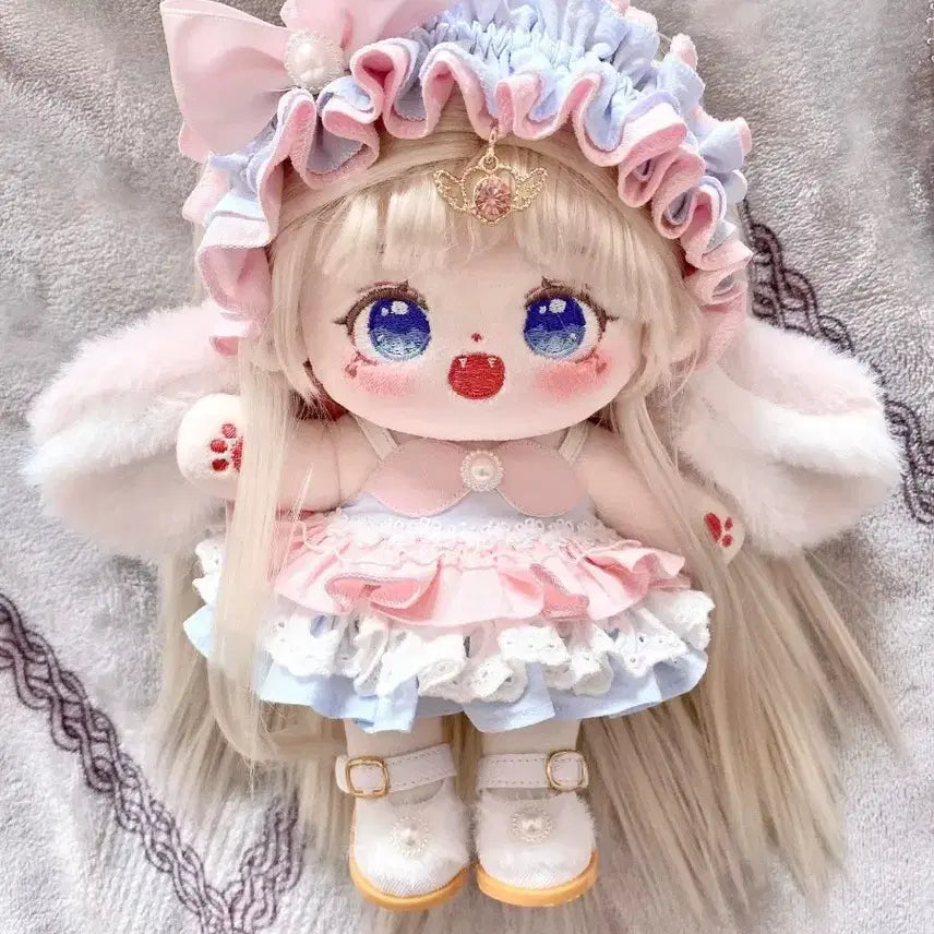 [BUNJANG] 20cm Angel Heart Doll Clothing Set / 무속성 솜인형 20cm 엔젤하트 옷장