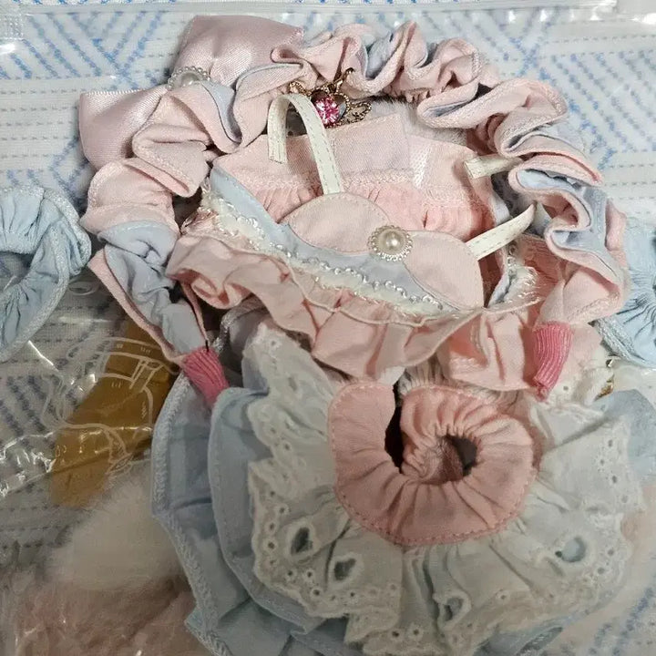 [BUNJANG] 20cm Angel Heart Doll Clothing Set / 무속성 솜인형 20cm 엔젤하트 옷장