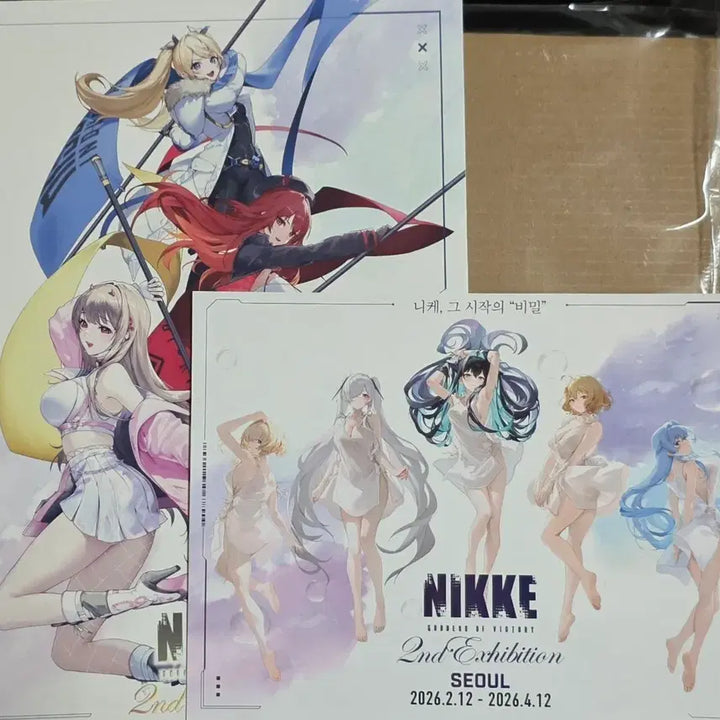 [BUNJANG] Nikke 2nd Anniversary Hongdae Exhibition Mini Poster Set / 니케 2주년 홍대 전시회 미니포스터 2장