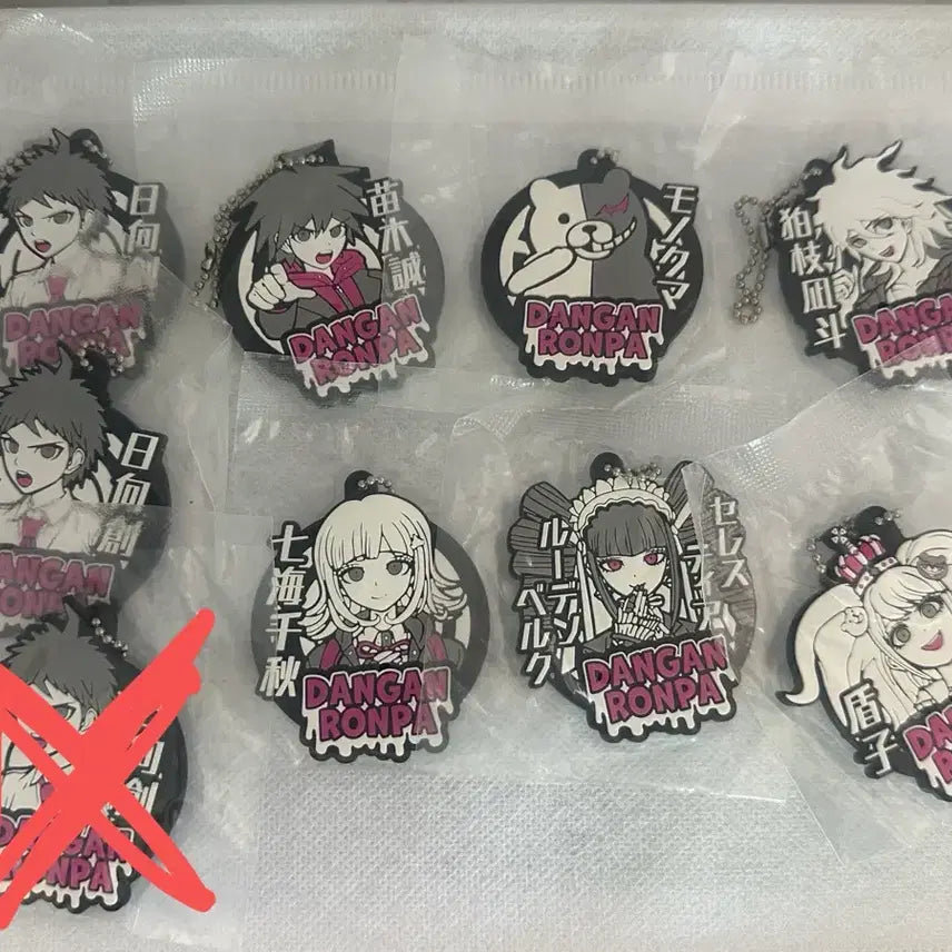 [BUNJANG] Danganronpa Strap Collection (Set of 8) / 단간론파 스트랩 7종(8개) 일괄