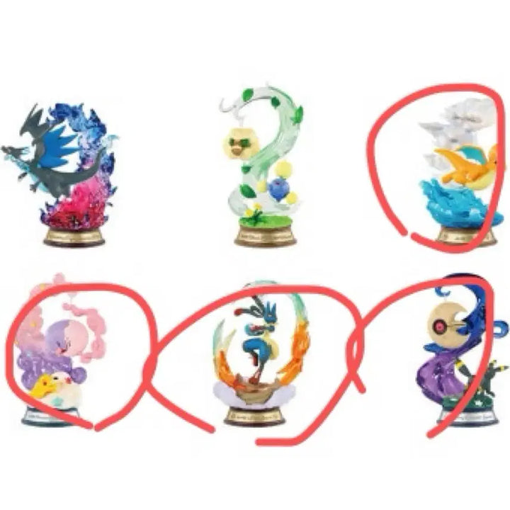 [BUNJANG] Re-Ment Pokemon Swing Vol. 4 Set / 포켓몬 리멘트 스윙 4종