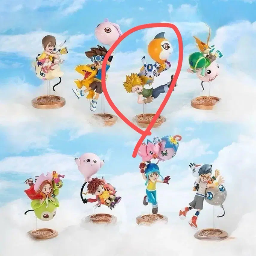[BUNJANG] Bandai Digimon Adventure 25th Anniversary Balloon Puppetmon Figure / (파피몬)반다이 디지몬 어드벤처 25주년 풍선 벌룬 피규어 판매