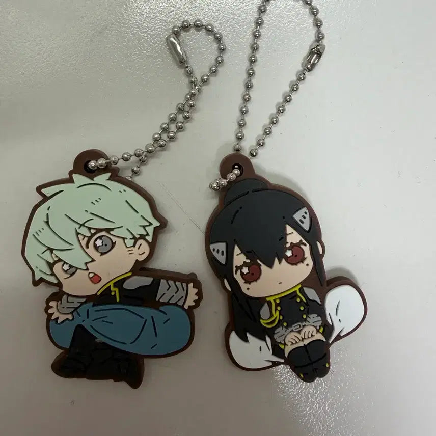 [BUNJANG] Kaiju No. 8 Rubber Strap Bundle Set - Ichikawa, Leno, Ashiro / 일괄 괴수 8호 가챠 러버스트랩 이치카와 레노 아시로 미나