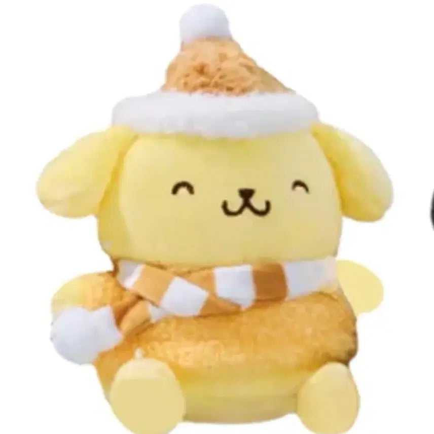 [BUNJANG] Sanrio Winter Kuji Prize E Plush Keyring Pompompurin (Sealed) / (미개봉) 산리오 겨울 쿠지 E상 봉제키링 폼폼푸린