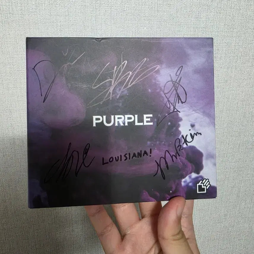 [BUNJANG] Touched Purple Album First Edition Signed / 터치드 퍼플 앨범 초판 싸인반