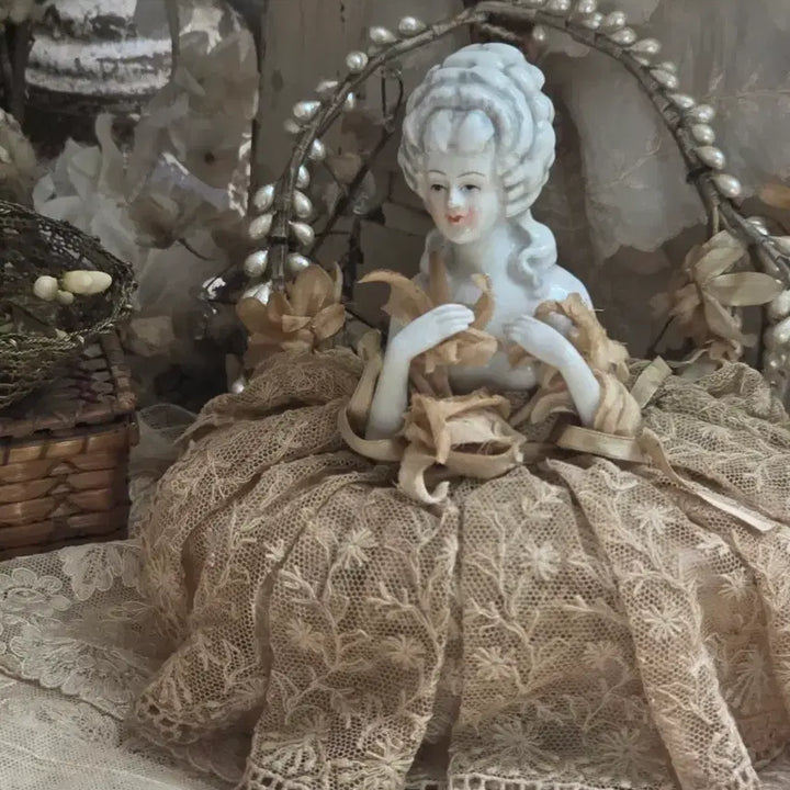 [BUNJANG] Antique German Porcelain Half Doll / 제가바잉한 앤틱독일하프돌