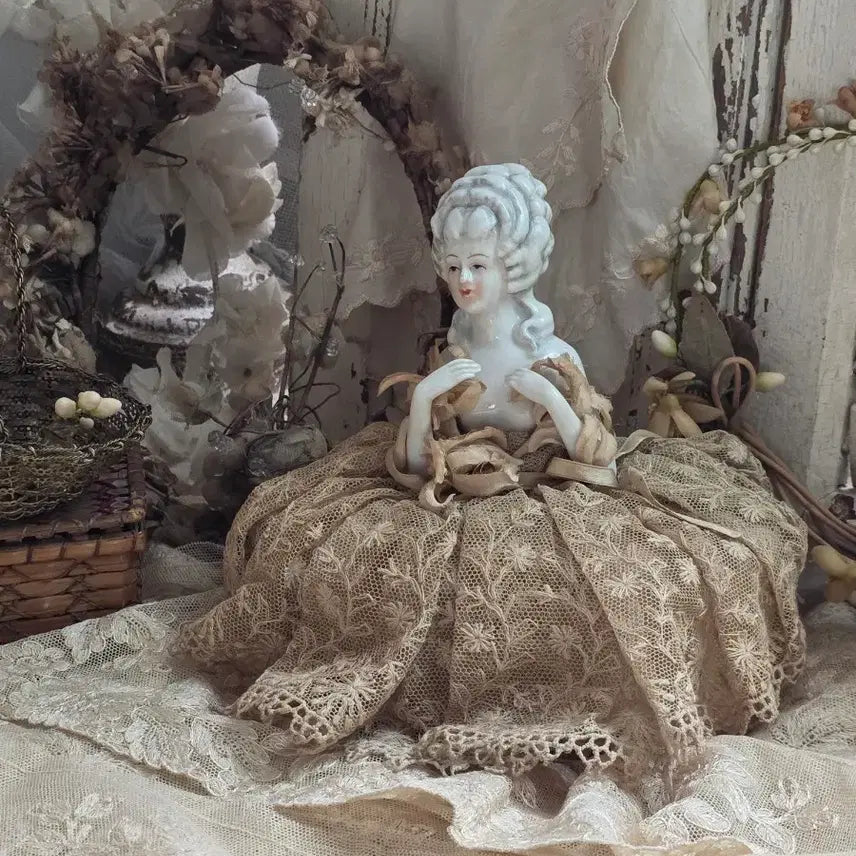 [BUNJANG] Antique German Porcelain Half Doll / 제가바잉한 앤틱독일하프돌