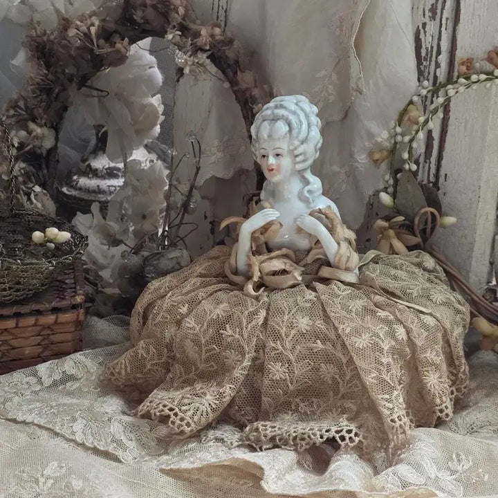 [BUNJANG] Antique German Porcelain Half Doll / 제가바잉한 앤틱독일하프돌