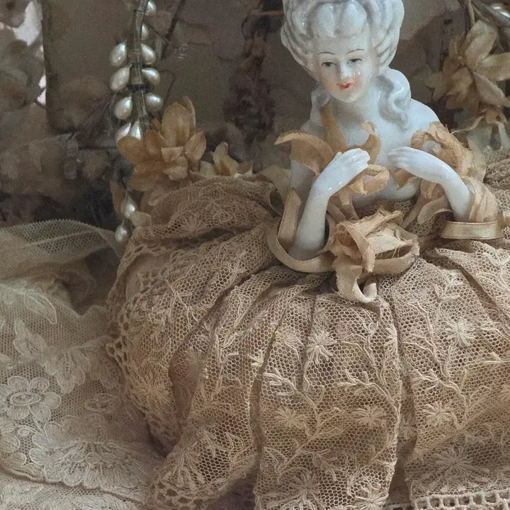 [BUNJANG] Antique German Porcelain Half Doll / 제가바잉한 앤틱독일하프돌