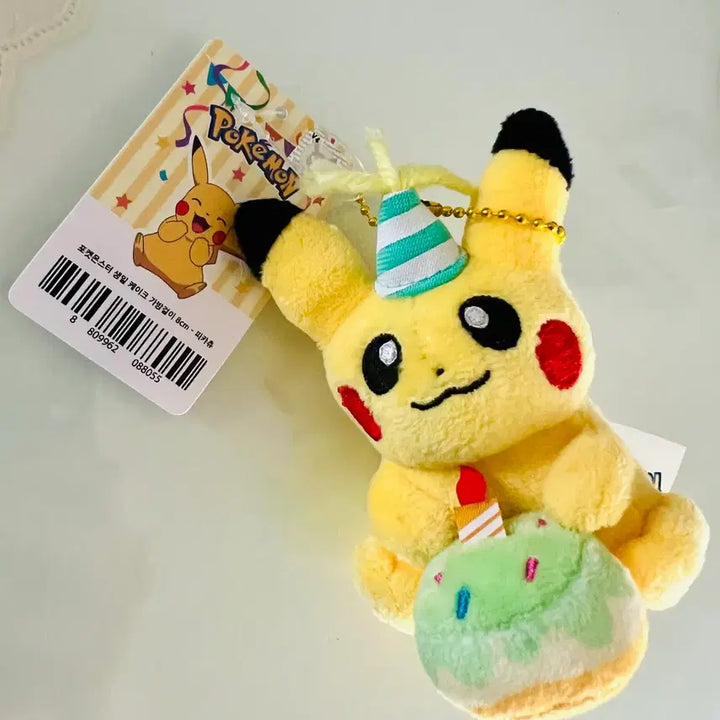 [BUNJANG] Pokemon Pikachu Birthday Cake Plush / 포켓몬스터 피카츄 생일 케이크 인형
