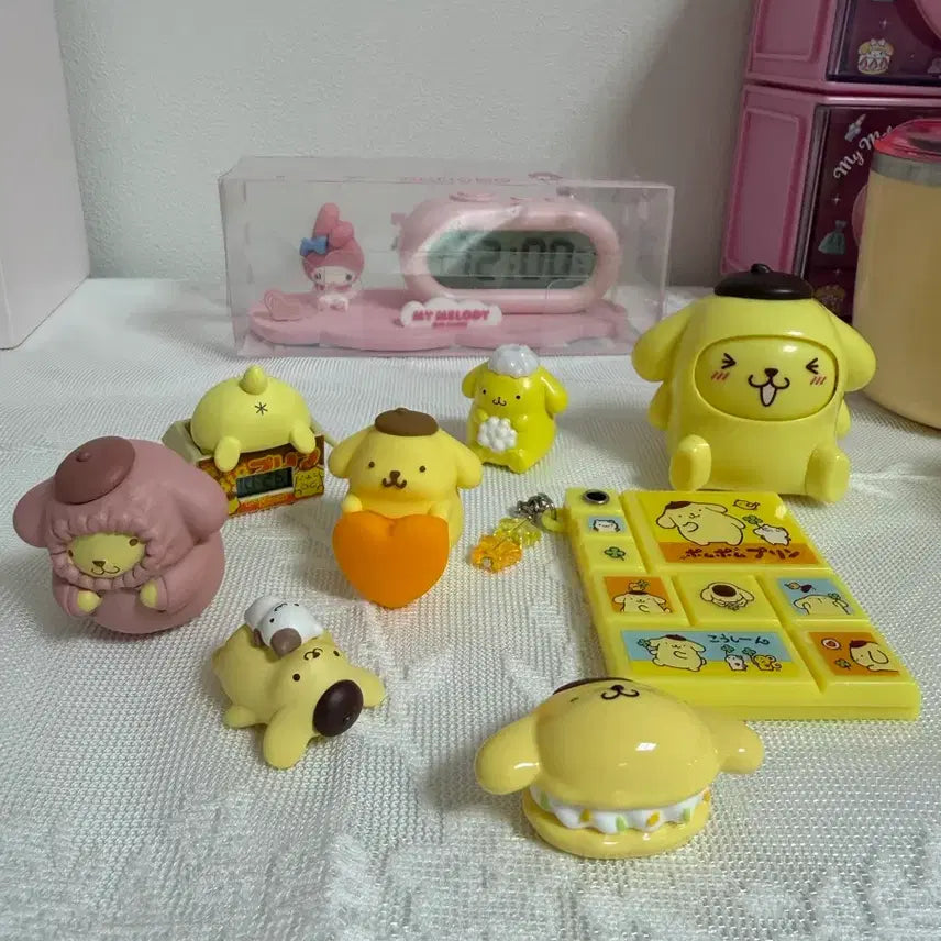 [BUNJANG] Pochacco Pompompurin Gachapon Mirror Goods Set Bundle / 폽푸푸린 가챠 거울 굿즈 세트 일괄