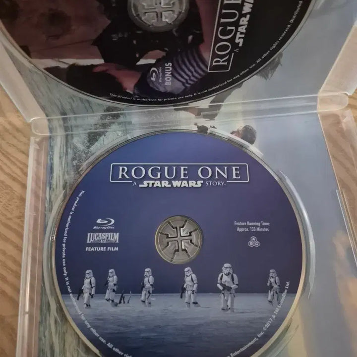 [BUNJANG] Rogue One: A Star Wars Story Blu-ray / 로그 원 스타워즈 스토리 블루레이