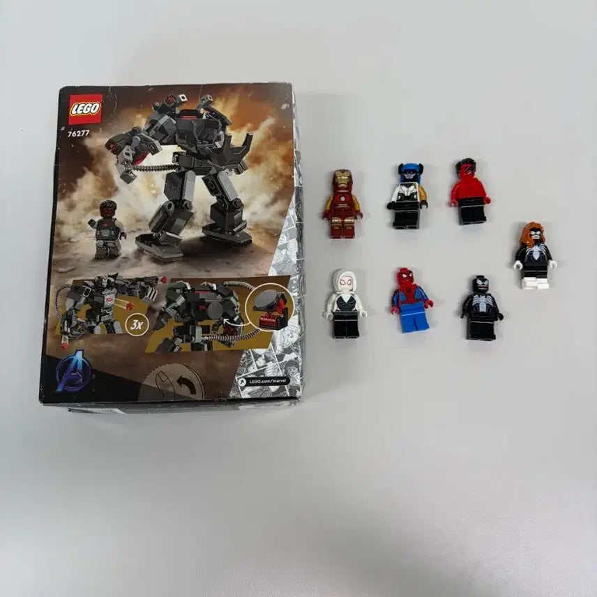 [BUNJANG] LEGO Marvel War Machine Mech Robot &amp; Heroes Minifigure Set (7 types) / 레고 마블 워 머신 맥 로봇&amp;히어로즈 미니피규어 7종 모음
