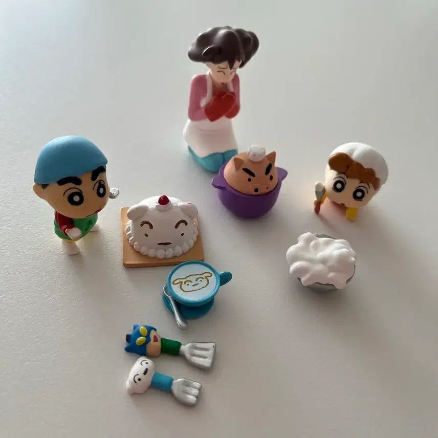 [BUNJANG] Crayon Shin-chan Cooking Gacha Full Set / 짱구 요리가챠 풀세트