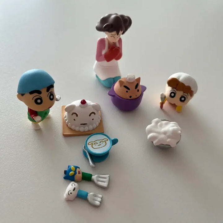 [BUNJANG] Crayon Shin-chan Cooking Gacha Full Set / 짱구 요리가챠 풀세트