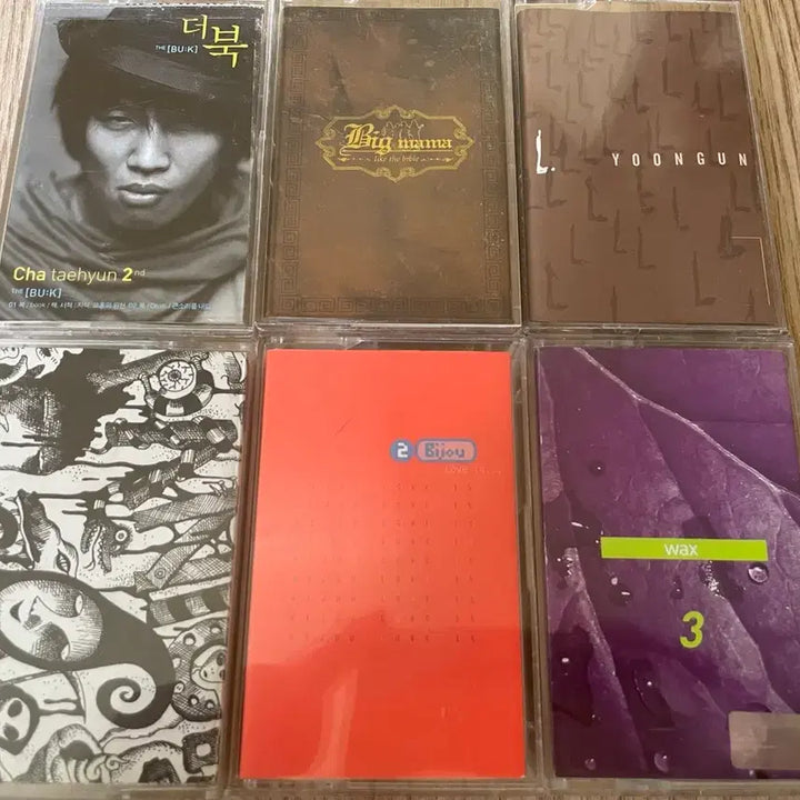[BUNJANG] Various Artists Cassette Tape Bundle Set (6 Types) / 카세트테이프 6종