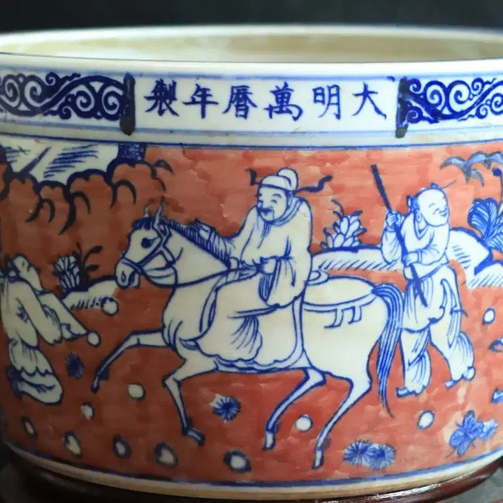 [BUNJANG] Chinese Porcelain Vase / 중국도자기 경작도 호 골동품 고미술품 수집품