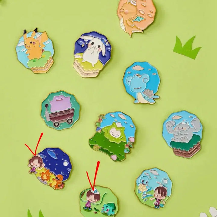 [BUNJANG] Pokemon Pocopia Pyra Pin Badge / (정가이하) 포켓몬 포코피아 성수 무신사 팝업 핀뱃지 파이리