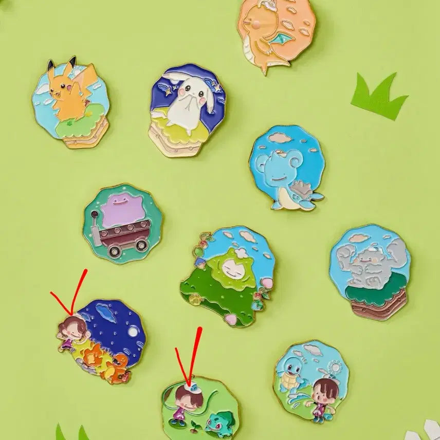 [BUNJANG] Pokemon Pocopia Pyra Pin Badge / (정가이하) 포켓몬 포코피아 성수 무신사 팝업 핀뱃지 파이리