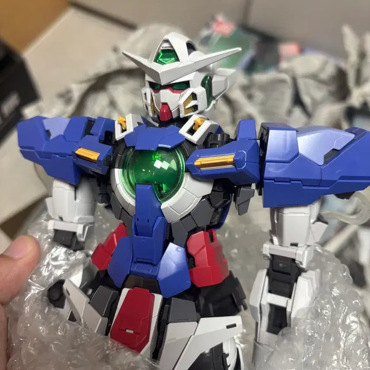 [BUNJANG] Bandai PG Gundam Exia Unpainted Assembly / 반다이 PG 건담 엑시아 가조립 (구성품 모두 있음)