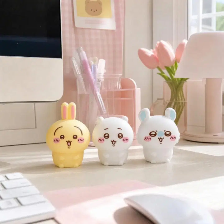 [BUNJANG] Chiikawa Character Figure Set (3 Pieces) / 먼작귀 치이카와 캐릭터 피규어 3개 세트