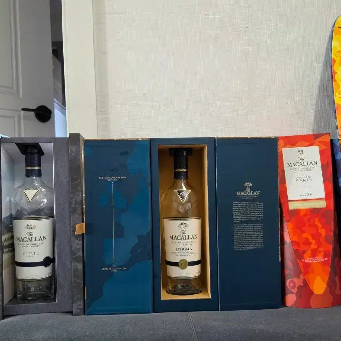 [BUNJANG] Macallan Whisky Empty Bottles (Fine Oak, Enigma, Terra, Lumina) / 맥캘란(파인오크, 엔니그마, 테라, 루미나)위스키 공병