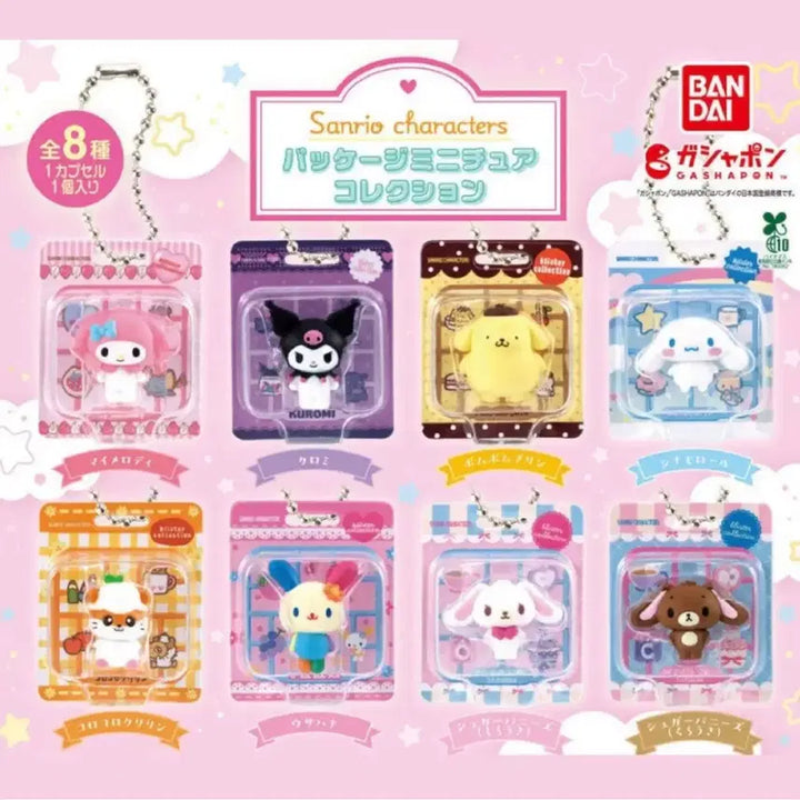 [BUNJANG] Sanrio Characters Package Miniature Collection Kuromi / 산리오 캐릭터 패키지 미니어처 컬렉션 쿠로미