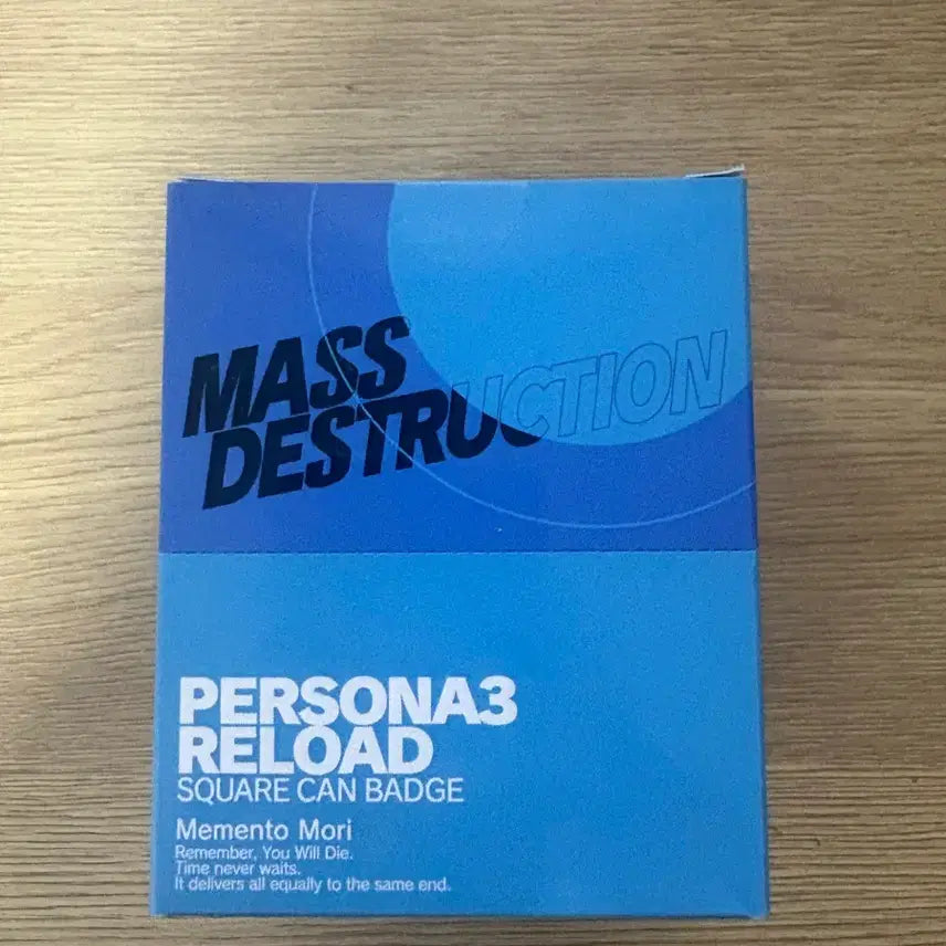 [BUNJANG] Persona 3 Reload "All-Out Attack" Square Can Badge Box (Sealed) / 페르소나3 리로드 총공격 사각 캔뱃지 1 박스 미개봉
