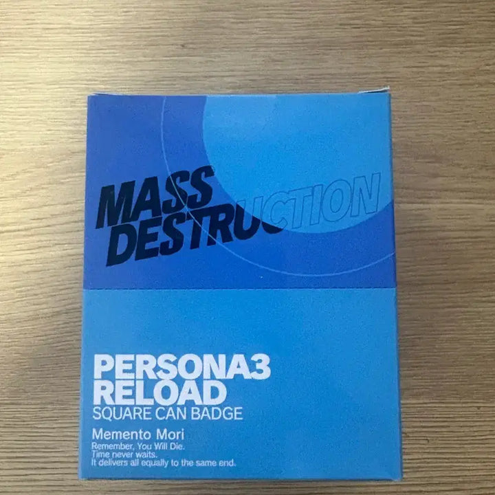 [BUNJANG] Persona 3 Reload "All-Out Attack" Square Can Badge Box (Sealed) / 페르소나3 리로드 총공격 사각 캔뱃지 1 박스 미개봉