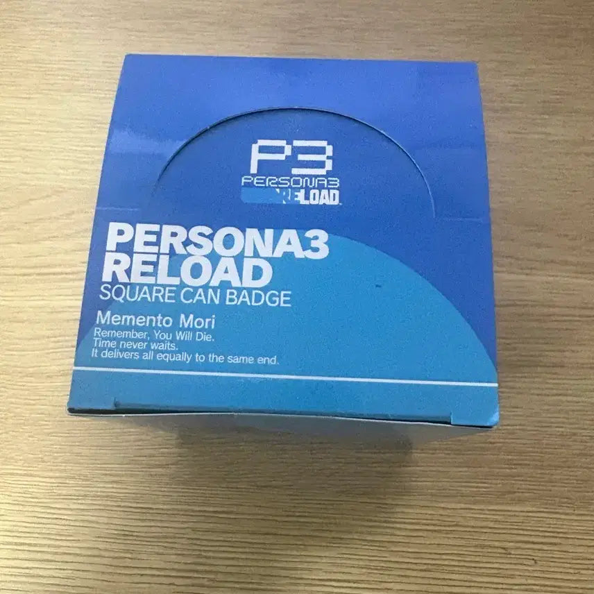 [BUNJANG] Persona 3 Reload "All-Out Attack" Square Can Badge Box (Sealed) / 페르소나3 리로드 총공격 사각 캔뱃지 1 박스 미개봉