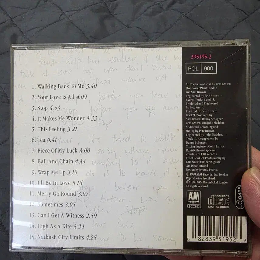 [BUNJANG] Sam Brown Stop! CD / 샘 브라운 Stop! CD