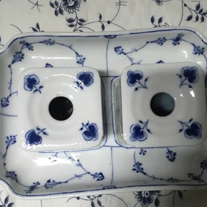 [BUNJANG] Royal Copenhagen Inkwell Set / 올드 로얄코펜하겐 잉크웰