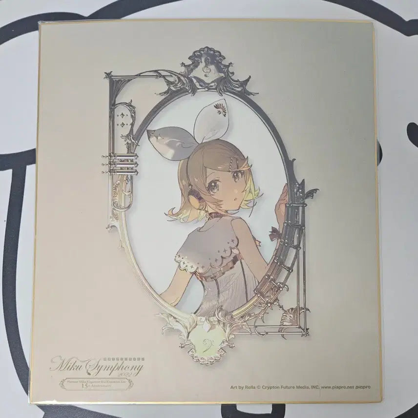 [BUNJANG] Vocaloid Kagamine Rin Symphony Shikishi / 보컬로이드 카가미네 린 심포니 색지