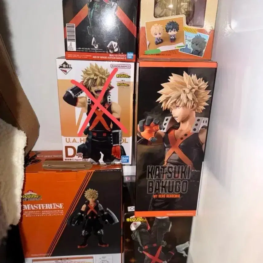 [BUNJANG] My Hero Academia Katsuki Bakugo Figure Bundle / 급전 오늘만) 나히어 나의 히어로 아카데미아 바쿠고 카츠키 피규어 일괄