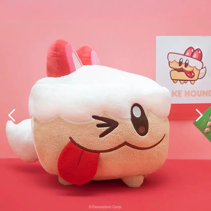 [BUNJANG] Cookierun Kingdom Cake Dog Plush Cushion / 쿠키런 : 킹덤 케이크 들개 인형 쿠션 팝니다.