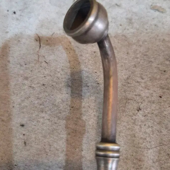 [BUNJANG] Antique High-Grade White Brass Long-Stemmed Pipe / 옛날 고급 백동 곰방대