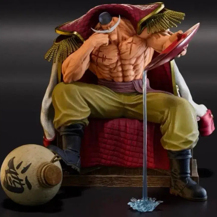 [BUNJANG] One Piece Whitebeard Seated Resin Statue - Deluxe Version / 원피스레진 흰수염좌상