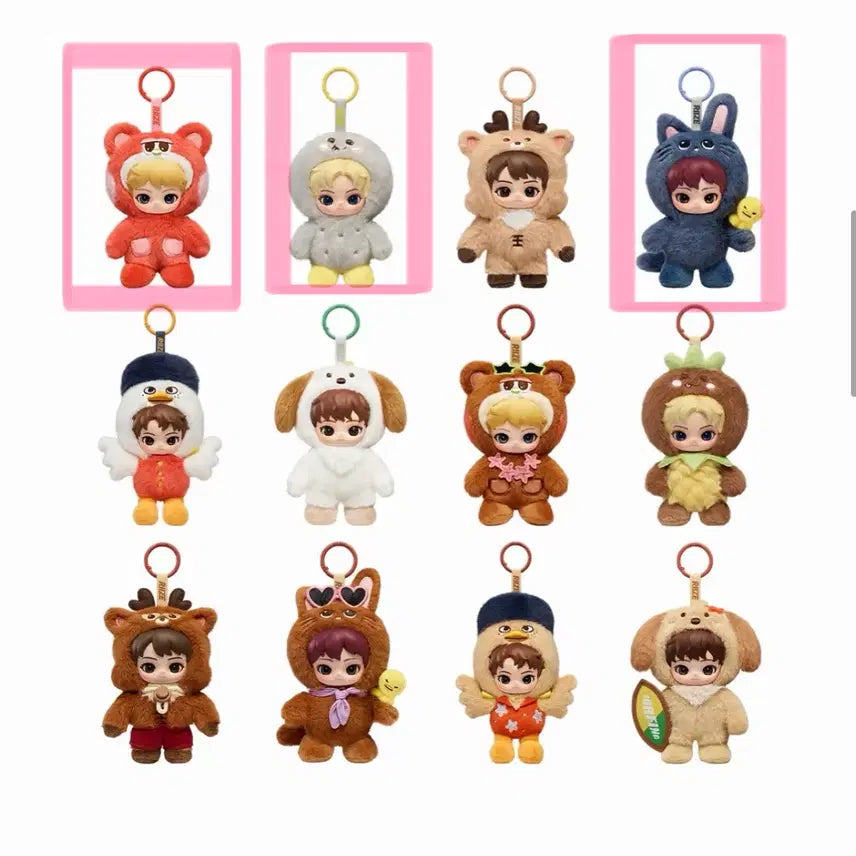 [BUNJANG] RIIZE POPMART Fluffy Club Doll Keychain / 라이즈 팝마트 플러피 클럽 인형 키링