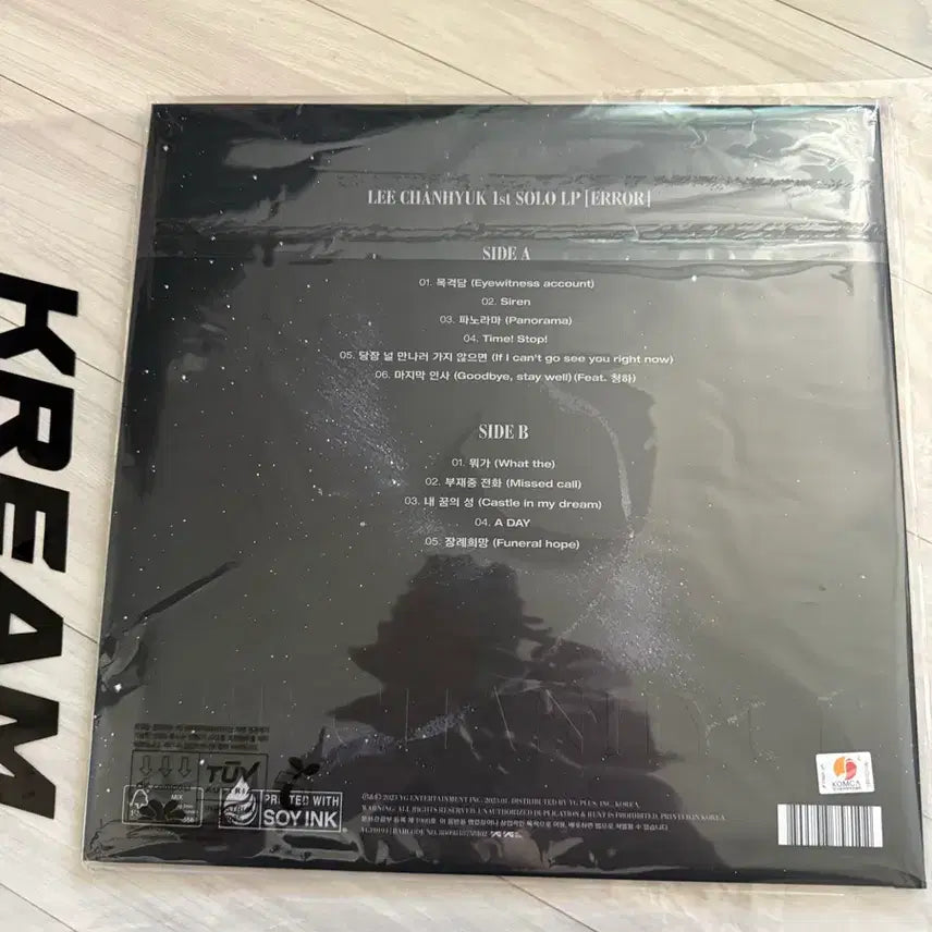 [BUNJANG] Lee Chanhyuk ERROR LP / 이찬혁 에러 lp 판매합니다