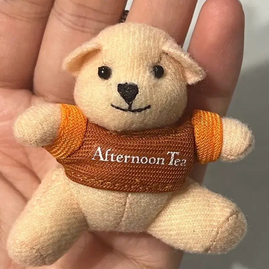 [BUNJANG] Vintage Coca-Cola Sokkenbicha Aroma Teddy Bear Keychain / 일본 고전 코카콜라 소켄비차 아로마 테디 곰인형 키링