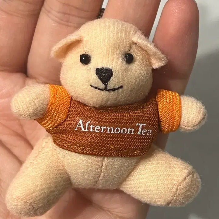 [BUNJANG] Vintage Coca-Cola Sokkenbicha Aroma Teddy Bear Keychain / 일본 고전 코카콜라 소켄비차 아로마 테디 곰인형 키링