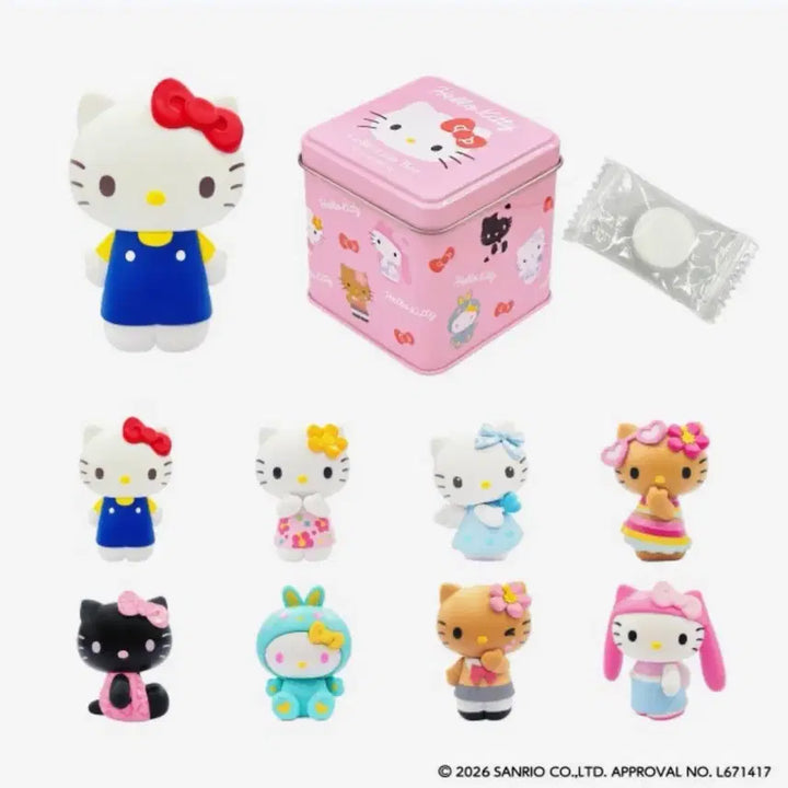 [BUNJANG] Hello Kitty Collection Figure Unsealed Full Set / 헬로키티 컬렉션 피규어 미개봉 풀셋 틴케이스