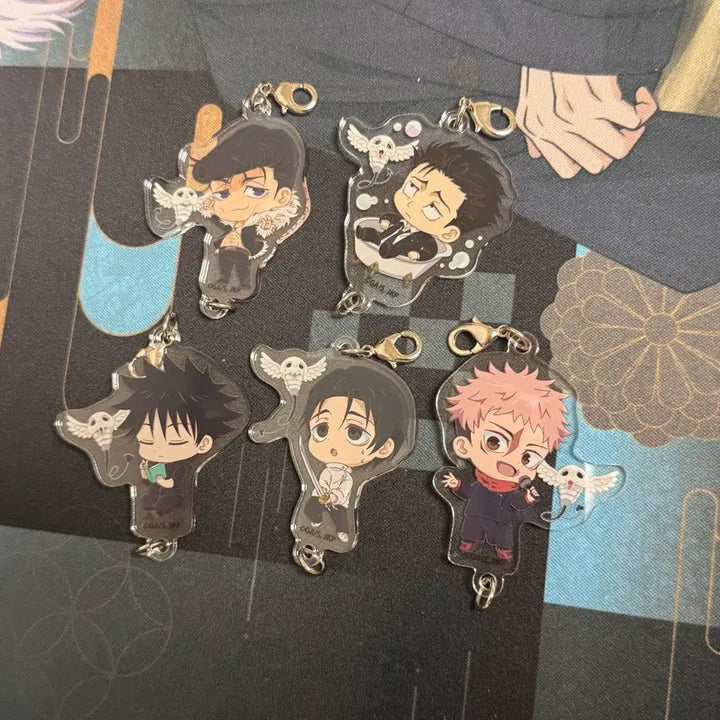 [BUNJANG] Jujutsu Kaisen - Cursed Play Keychain Set / 주술회전 사멸회유 키링 세트 판매해요