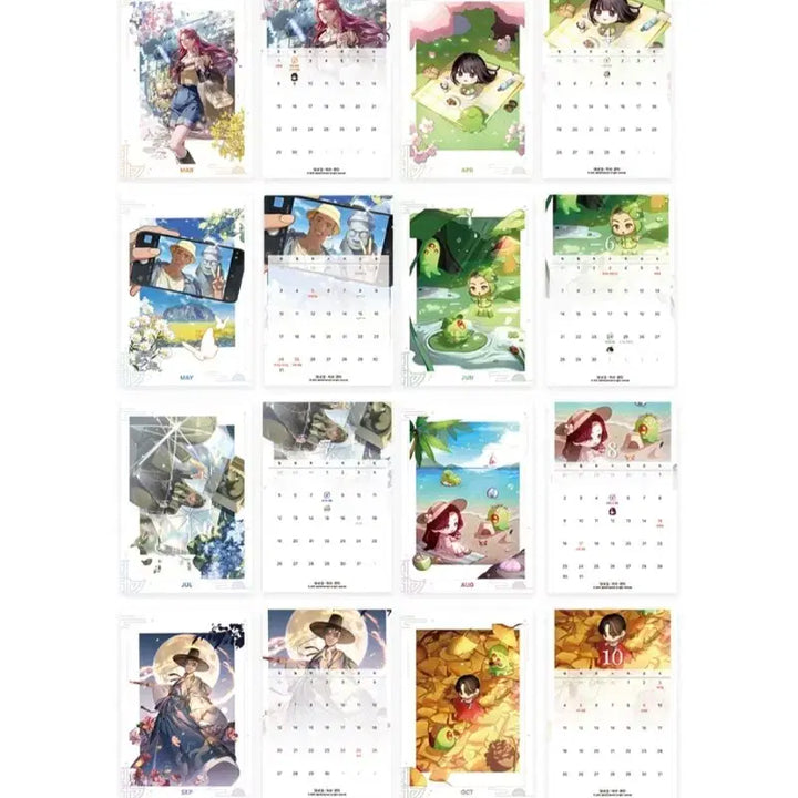 [BUNJANG] Lee Chae Hun Official Calendar + POB + Official Postcard / 이착헌 공식 캘린더+특전+공식 엽서