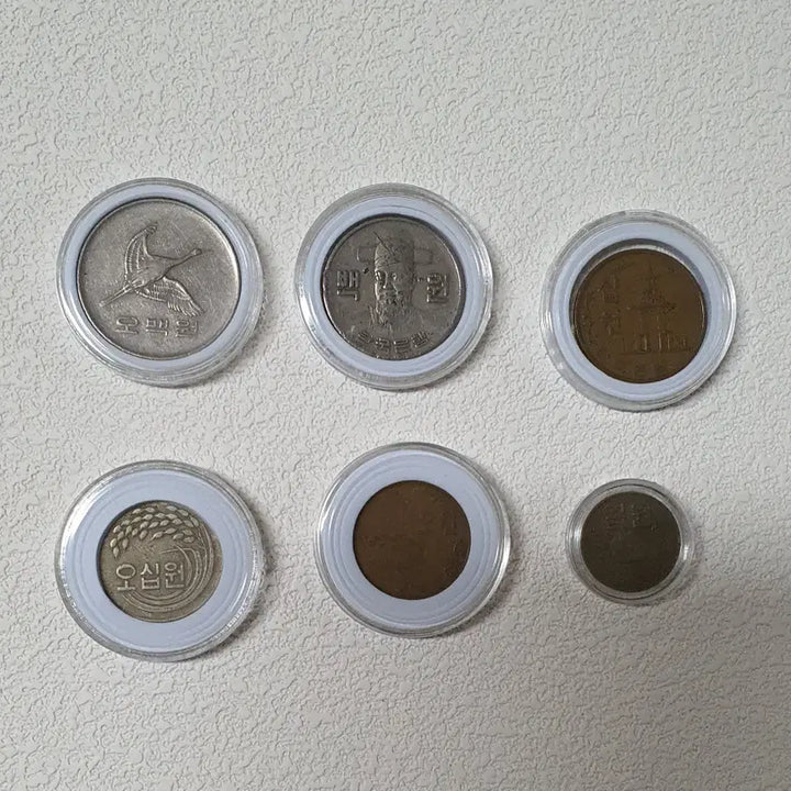 [BUNJANG] First Edition Coin Set (6 Types) / 초년발행 주화 6종