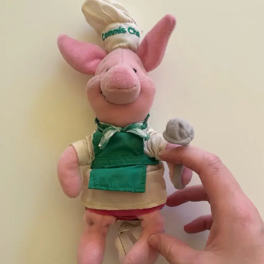 [BUNJANG] Disney Store Authentic Pooh &amp; Piglet Chef Theme Dolls / Disney Store 정품 푸우&amp;피글렛 셰프 테마 인형