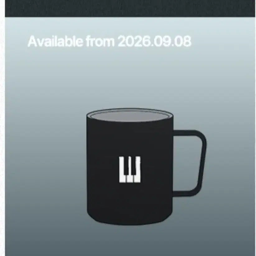 [BUNJANG] BIGBANG Exhibition Piano Camping Cup Black / (원가양도) 빅뱅 전시회 피아노 캠핑컵 블랙