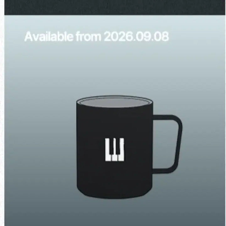 [BUNJANG] BIGBANG Exhibition Piano Camping Cup Black / (원가양도) 빅뱅 전시회 피아노 캠핑컵 블랙